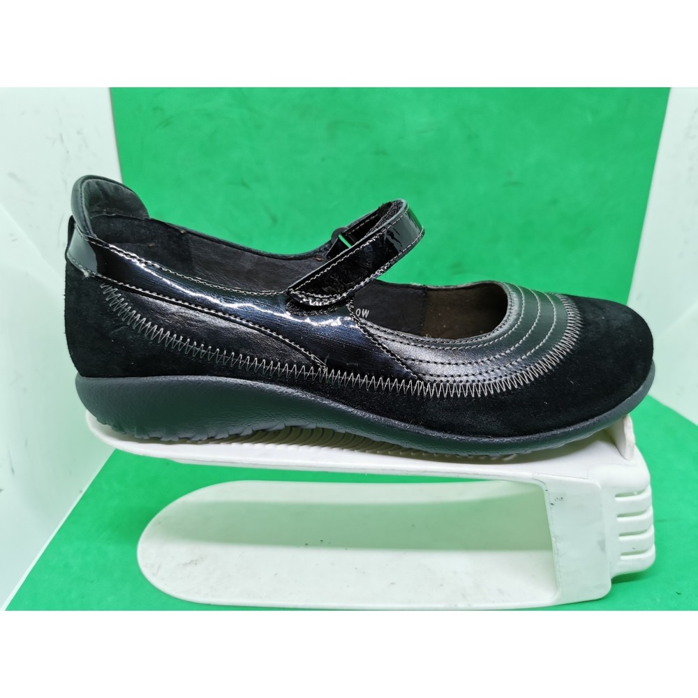 New NAOT Shoes Kirei Women's Size 9/ 40 Black Suede Leather Maryjane Comfort - Picture 5 of 16